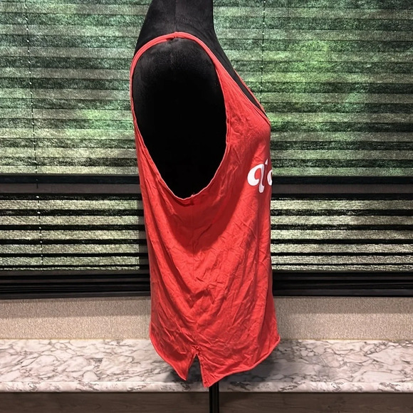 PST‎ by Project Social T Women’s Vacation, Por Favor Red Cotton Tank Medium - Picture 5 of 8